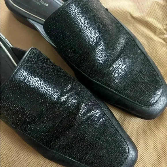 Rag & Bone Leather Black Mules Size 37 - Picture 3 of 8
